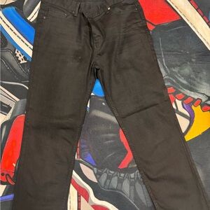 Calvin Klein Jeans Men's Dark Black Straight Jeans